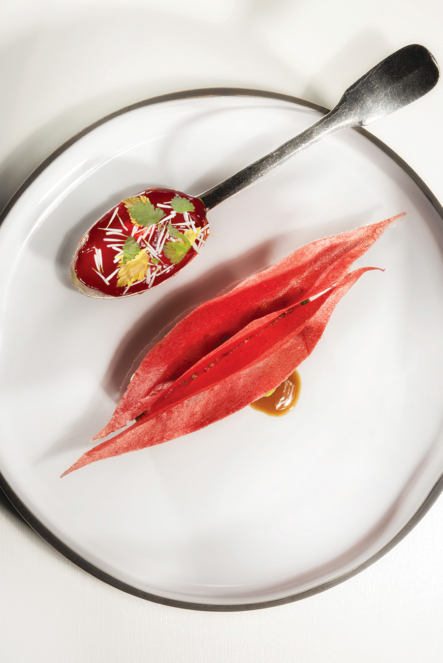 Strawberries by pastry chef Cédric Perret